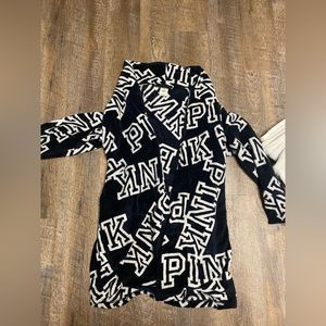 Pink bathrobe size medium